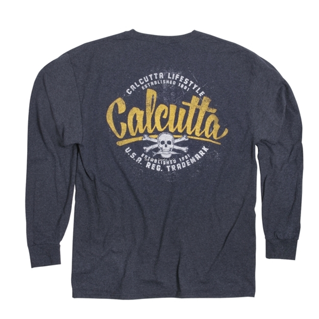 Picture of Calcutta Old Skool, Long Sleeve T-Shirt, Vintage Navy XX Large