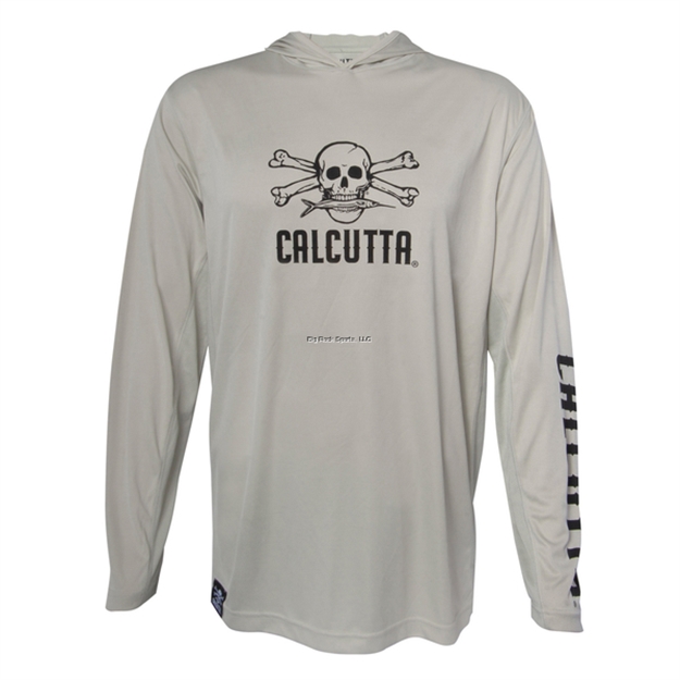 Picture of Calcutta Performance Poly Hoodie, Gray, Medium