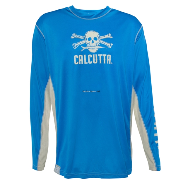 Picture of Calcutta Performance Poly Long Sleeve, Blue, XL