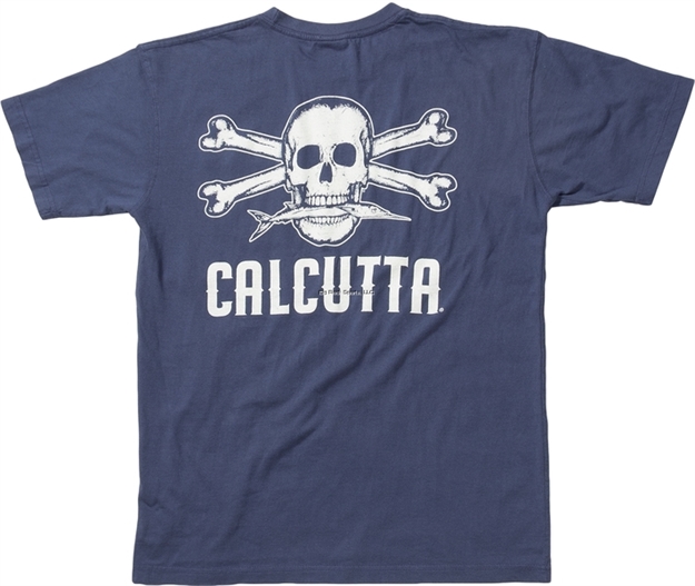 Picture of Calcutta Ringspun Enzyme Washed T-Shirt Short Sleeve Original Logo With Pocket China Blue 3Xl