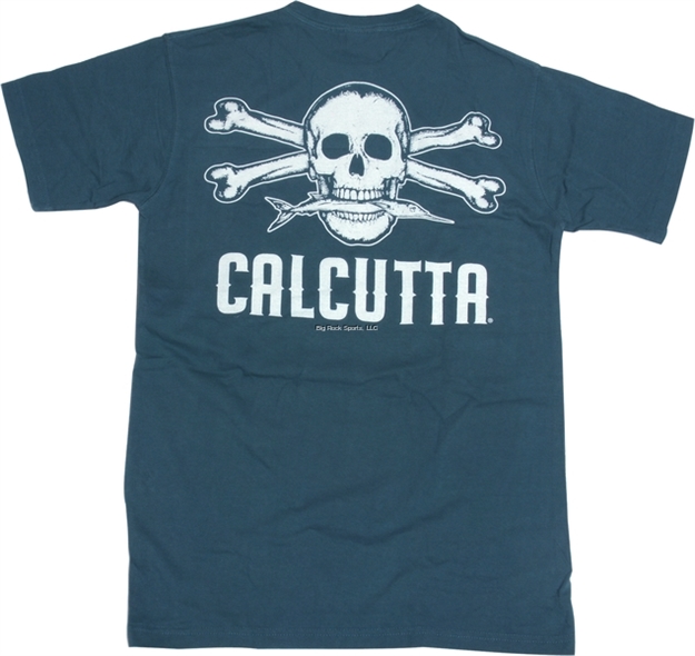 Picture of Calcutta Ringspun Enzyme Washed T-Shirt Short Sleeve Original Logo With Pocket Seabay XL