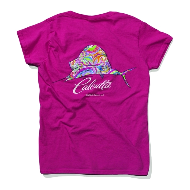 Picture of Calcutta Sailfish Ladies Short Sleeve T-Shirt, Blossom SM