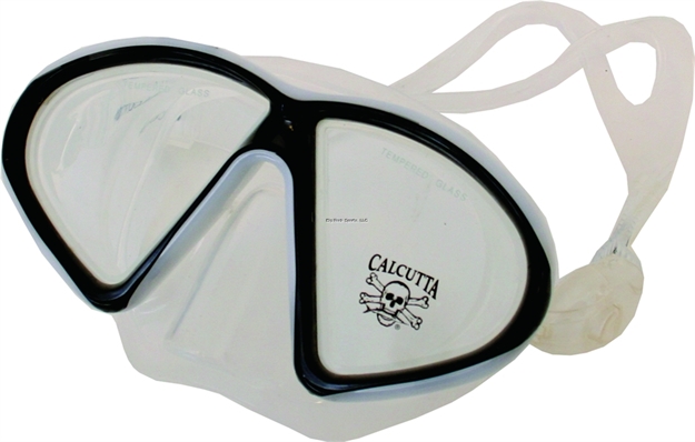 Picture of Calcutta Silicone Snorkeling Mask, Med/Lg 2Window Clear/Black