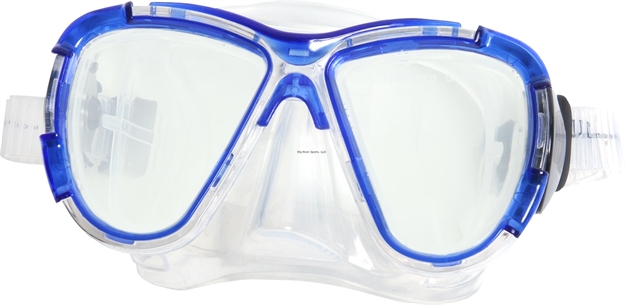 Picture of Calcutta Silicone Snorkeling Mask, Med/Lg Clear/Blue