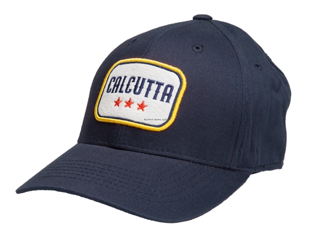 Picture of Calcutta Solid Twill Cap Navy With Calcutta Patch Adj Closure