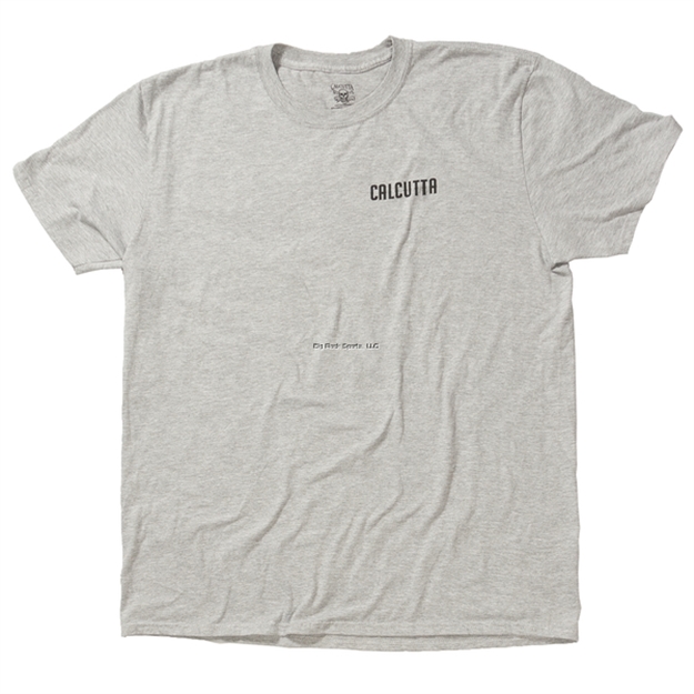 Picture of Calcutta T-Shirt, Circle Marlin Grey Short Sleeve, NO Pocket Large