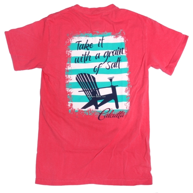 Picture of Calcutta T-Shirt, Grain OF Salt Watermelon Short Sleeve, NO Pocket Comfort Color XL
