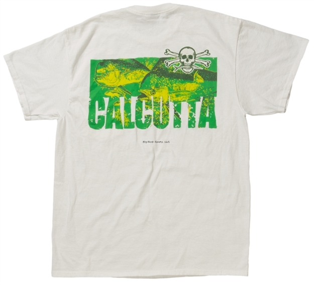 Picture of Calcutta T-Shirt Short Sleeve Dolphin With Pocket White 3Xl