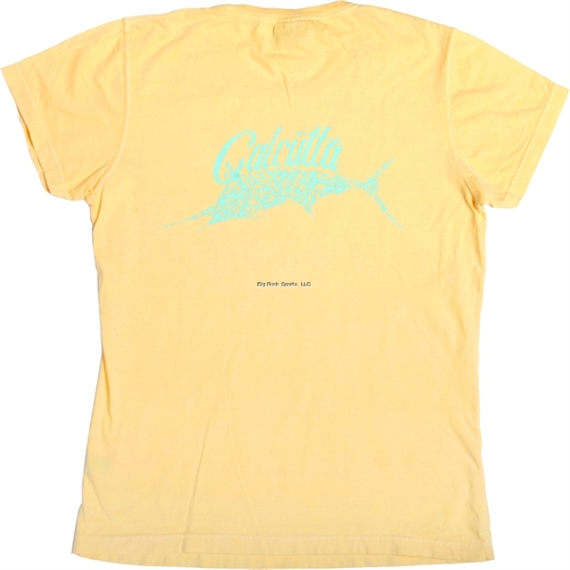 Picture of Calcutta Tribal Design T-Shirt Butter Garment Dyed XL NO Pocket