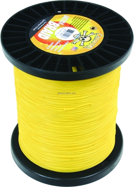 Picture of Calcutta Ultra Braid Fishing Line 130Lb Yellow 1500Yds
