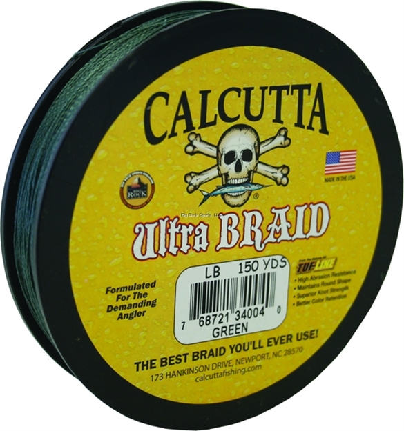 Picture of Calcutta Ultra Braid Fishing Line 30Lb Green 150Yds