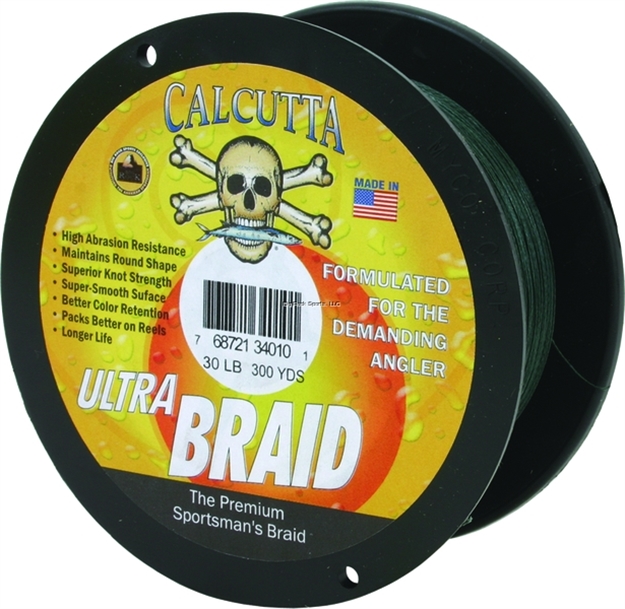 Picture of Calcutta Ultra Braid Fishing Line 30Lb Green 300Yds