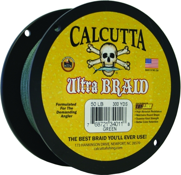 Picture of Calcutta Ultra Braid Fishing Line 50Lb Green 300Yds