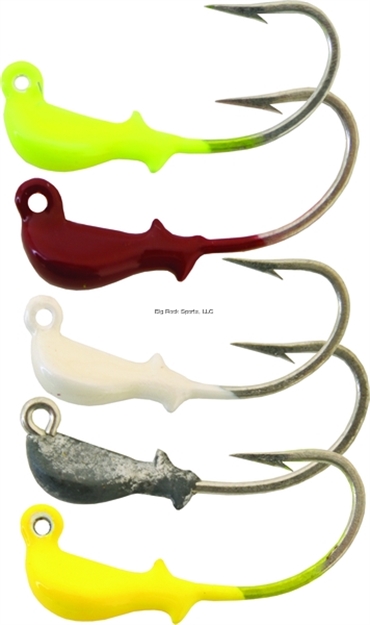 Picture of Calcutta Ultra Jighead, 1/4 Oz, 2/0 Hook, Assorted, 5/Pack