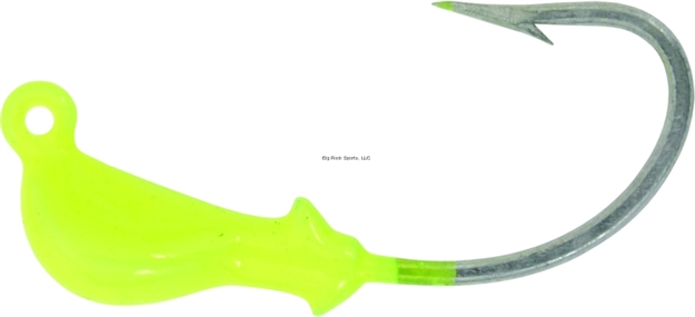 Picture of Calcutta Ultra Jighead, 1/8 Oz, SZ 2 Hook, Chartreuse, 5/Pack