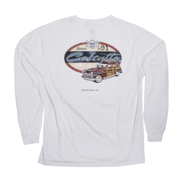 Picture of Calcutta Woodie Long Sleeve T-Shirt, White X-Large