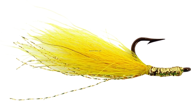 Picture of Calcutta Yellow Tail Hook, Bronze, SZ 4 Hook, Yellow With Flash, 3/Pack