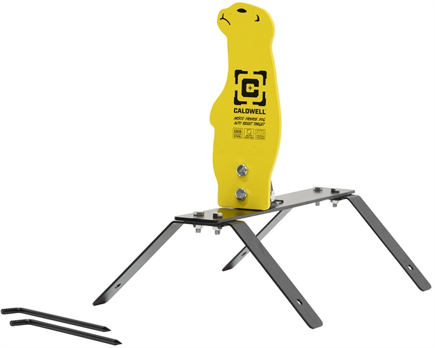 Picture of  Caldwell 1178561 Auto Reset  Rifle Yellow Ar500 Steel Prairie Dog Includes Ground Stakes