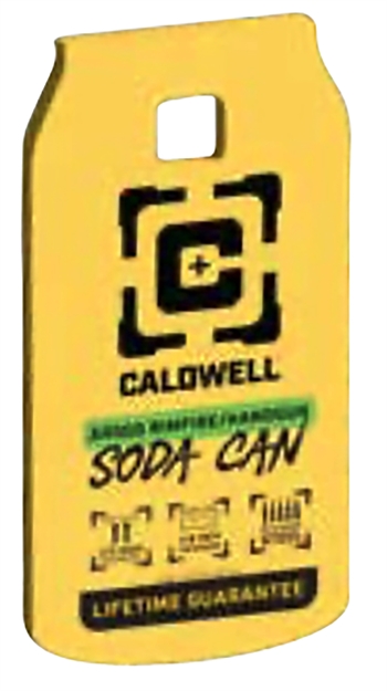 Picture of  Caldwell 4002314   Rimfire/Handgun Yellow Ar500 Steel Soda Can 1/4" Thick 661120750529