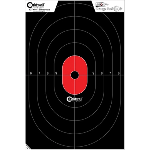 Picture of Caldwell Shooting Supplies Silhouette Center Mass Target 8Pk 412803 661120128038