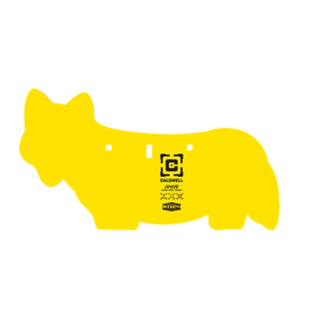 Picture of Caldwell Ar500 Coyote Target 3/8"  Ar500 Steel Yellow 4001073