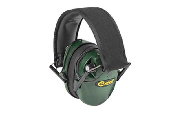 Picture of Caldwell 487557 E-Max Low-Profile Muff 23 DB Over The Head Green/Black Adult 487-557