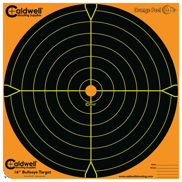 Picture of Caldwell Orange Peel 16" Bulls-Eye - 10 Sheets