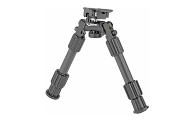 Picture of Caldwell Shooting Supplies Accumax Carbon Fiber Premium Swivel Stud Bipod 6"-9" 1092515 661120416166