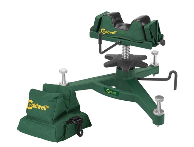 Picture of  Caldwell 383640 Rock Front Shooting Rest Padded Rear Filled Canvas Bag Combo Grn 661120836407