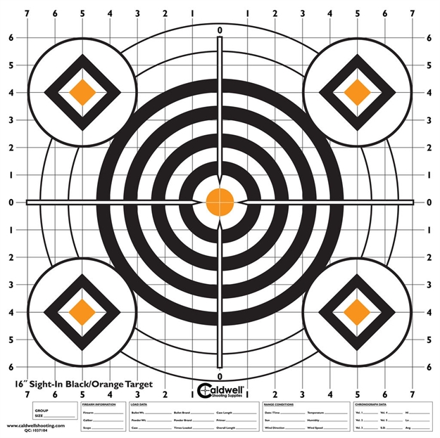 Picture of Caldwell Shooting Supplies Trgt Paper Sgt IN 16 10Pk 195781 661120957812