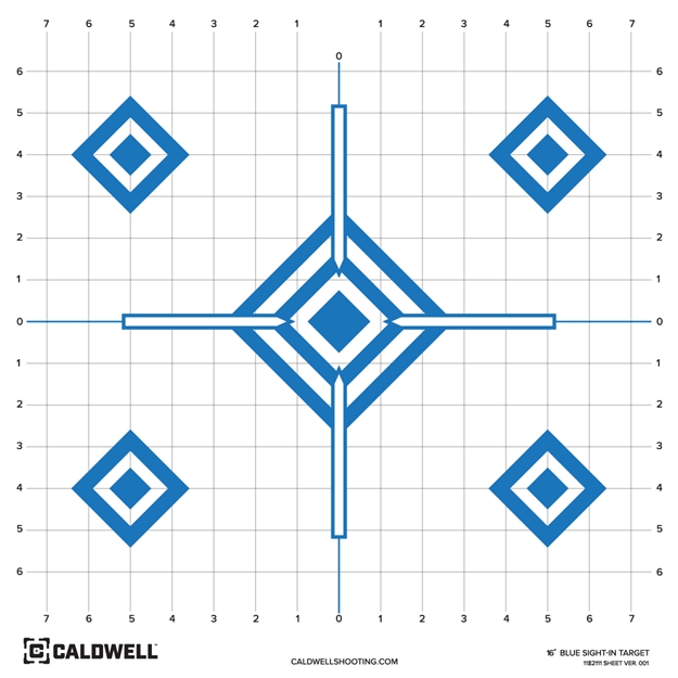 Picture of  Caldwell 1175521 Diamond  Self-Adhesive Recycled Paper Universal 16" Blue/White 10 Pack 661120652113