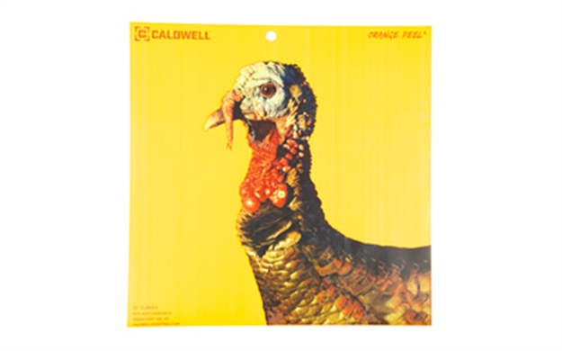 Picture of  Caldwell 1175518 Orange Peel  Self-Adhesive 12" Turkey Target 5 Pack 661120652168