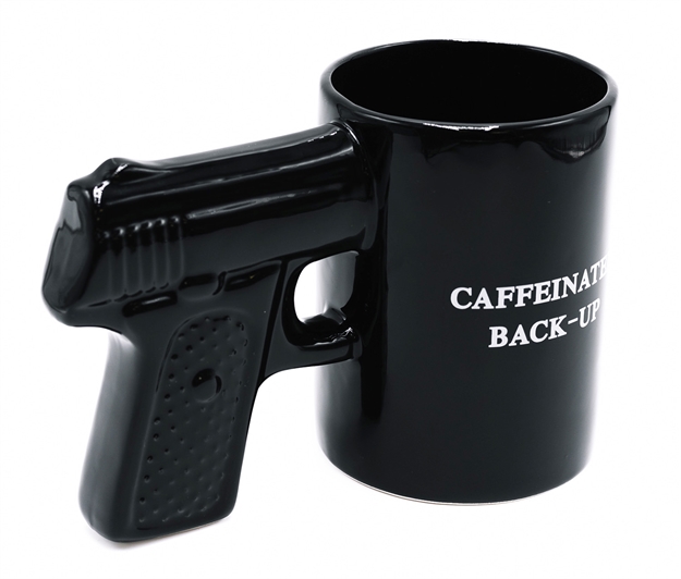 Picture of Caliber Gourmet Cbgm1049 Caliber Gourmet Gun Mug Black Ceramic Pistol CBG-M-1049 024718513522