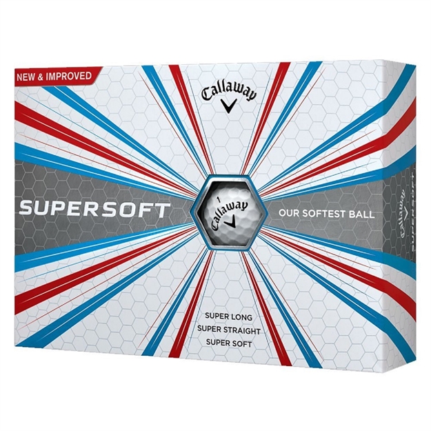 Picture of Callaway 2017 Supersoft Golf Balls (One Dozen)-White