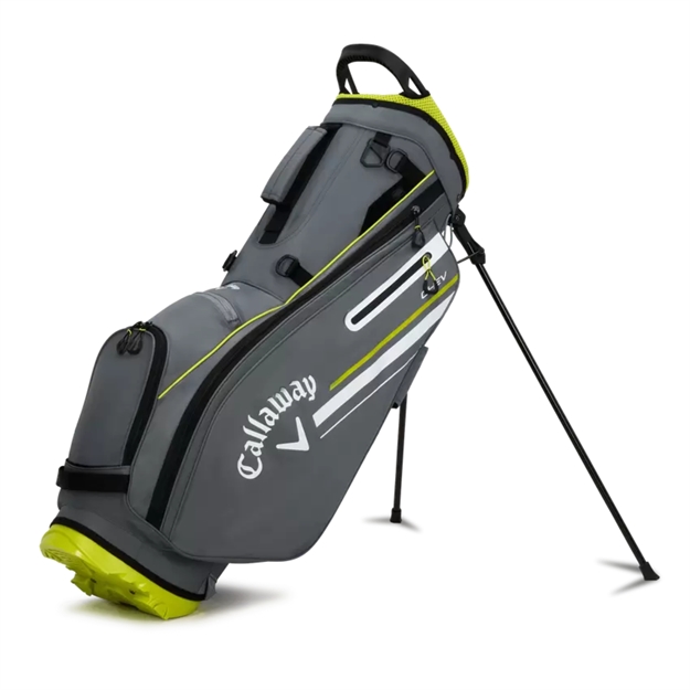 Picture of Callaway 2023 Chev Golf Stand Bag-Charcoal Flo Yellow 5123032