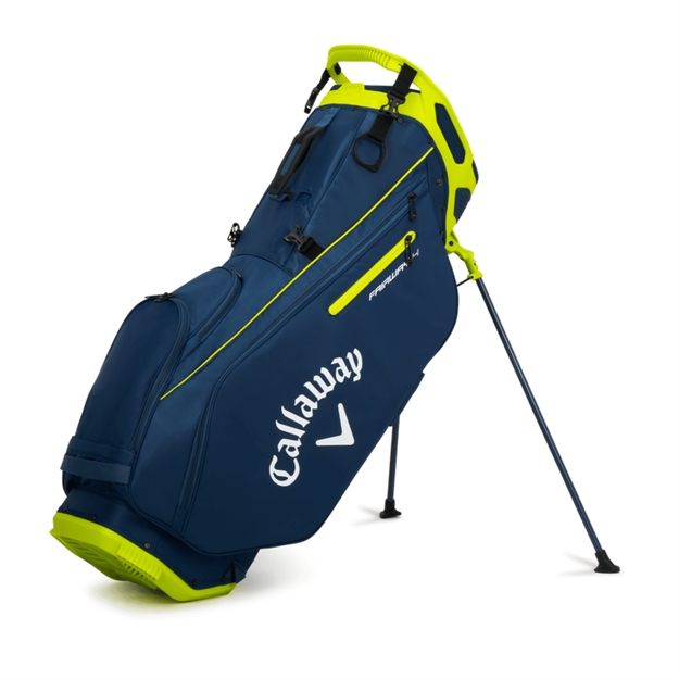 Picture of Callaway 2023 Fairway 14 Golf Stand Bag-Navy Flo Yellow 5123038
