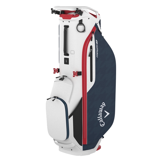 Picture of Callaway 2024 Fairway Plus Golf Stand Bag White Navy Red 5124028 197193004998