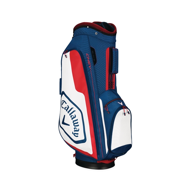 Picture of Callaway Chev Cart Golf Bag Navy/White/Red