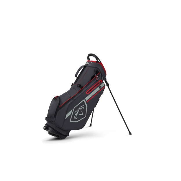 Picture of Callaway Chev Golf Stand Bag Charcoal Red
