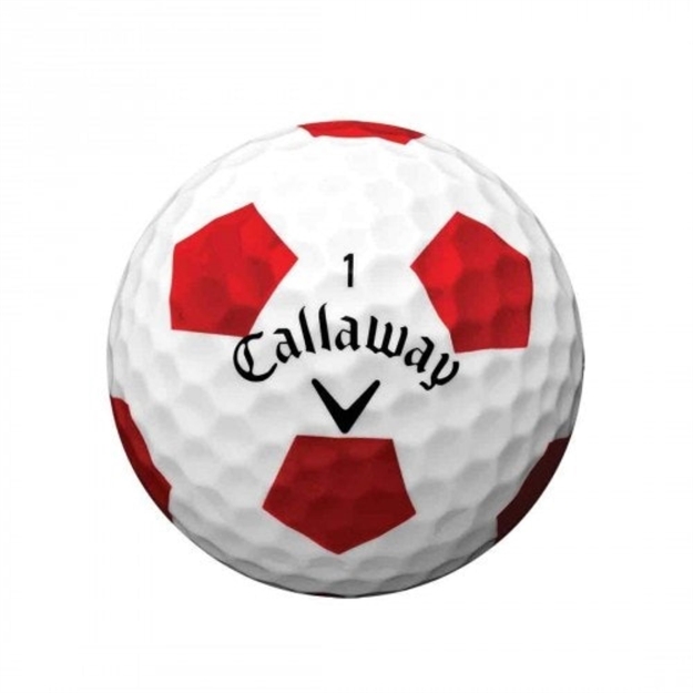 Picture of Callaway Chrome Soft 2020 Golf Balls Truvis White-Red