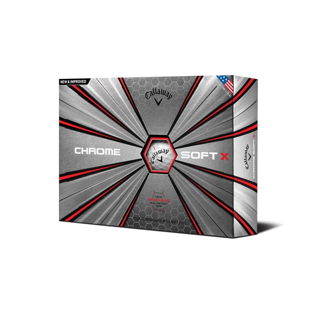Picture of Callaway Chrome Soft X Golf Balls 12-Pack White