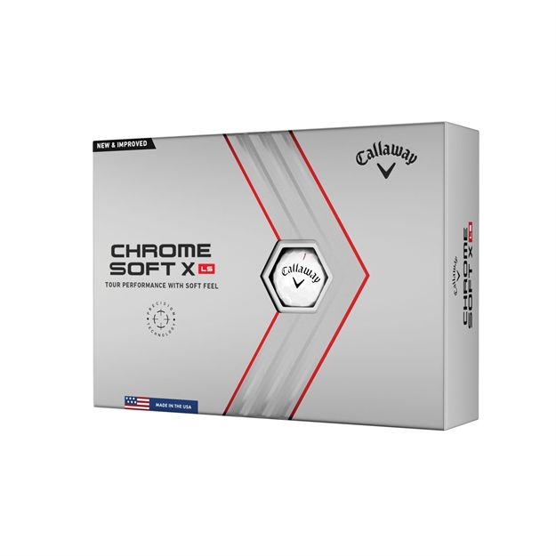 Picture of Callaway Chrome Soft X LS Golf Balls 12Pk White 643015912 194518547383