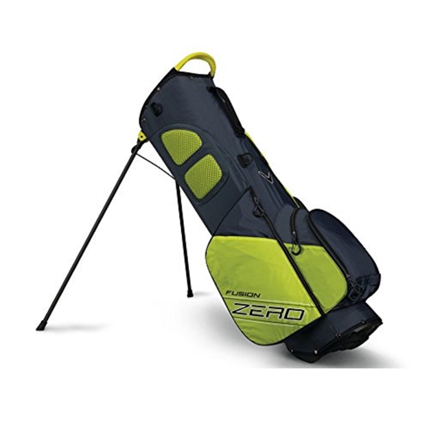 Picture of Callaway Fusion Zero Stand Bag - Titanium/Neon Yellow/Black