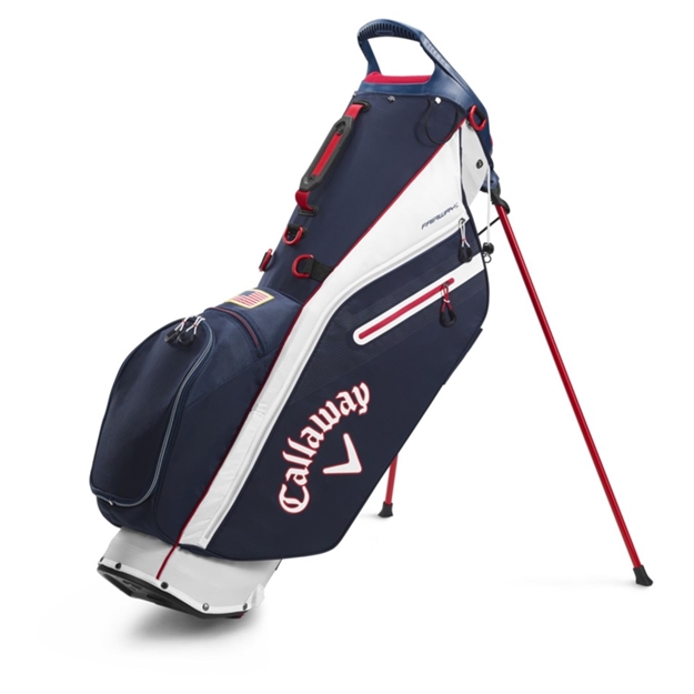 Picture of Callaway Golf 2020 Fairway C Slim Stand Bag-Navy-Red-Flag