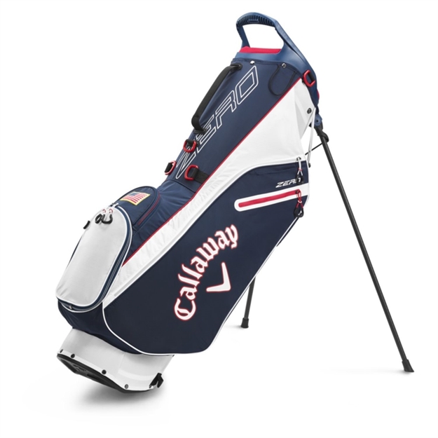 Picture of Callaway Golf 2020 Hyperlite Zero Stand Bag-Navy-Red-Flag