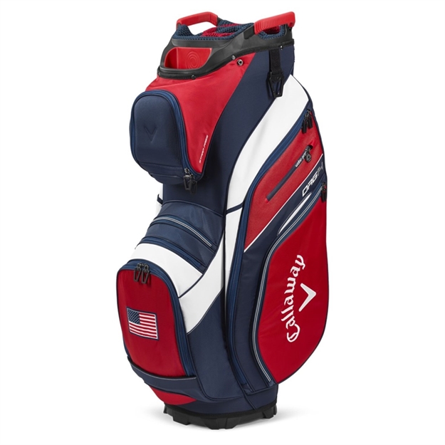 Picture of Callaway Golf 2020 Org 14 Cart Bag-Red-Navy-Usa Flag
