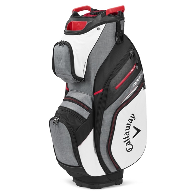 Picture of Callaway Golf 2020 Org 14 Cart Bag-White-Charcoal-Black-Red