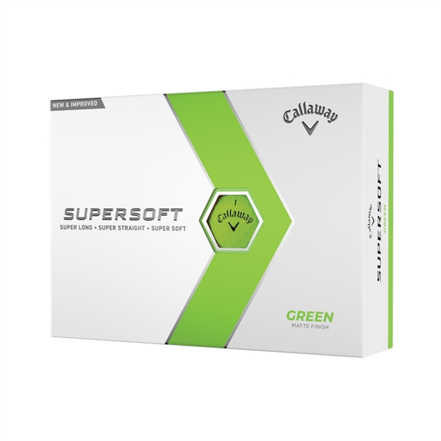 Picture of Callaway Golf 2023 Supersoft Golf Ball-Matte Green 12Pk 642846012