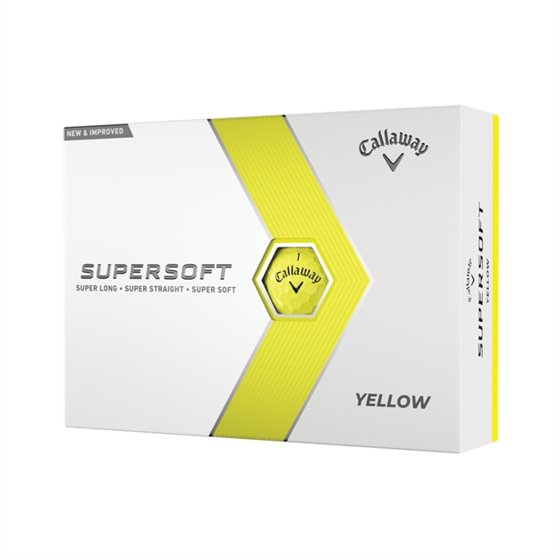 Picture of Callaway Golf 2023 Supersoft Golf Ball-Yellow 12Pk 641946012