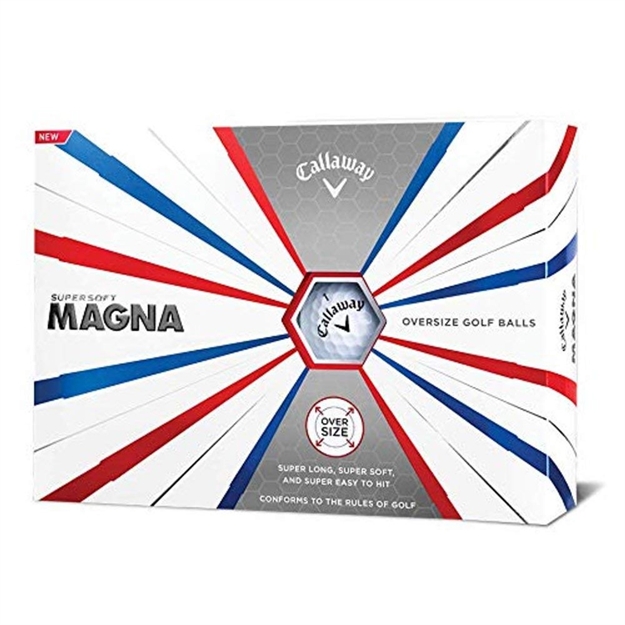 Picture of Callaway Golf Supersoft Magna Golf Balls - White - Dozen